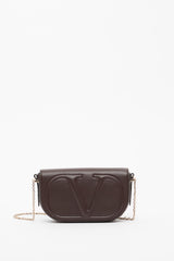 POUCH CON CATENA VLOGO WALK IN NAPPA