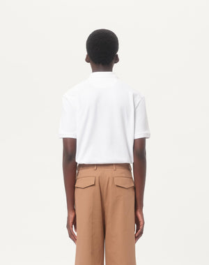 Polo In Piquet Di Cotone Con Patch Vlogo Signature