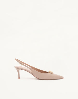 DÉCOLLETÉ SLINGBACK VLOGO THE BOLD EDITION IN VITELLO 60MM