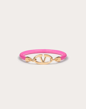 Bracciale Vlogo The Bold Edition Valentino Garavani In Pelle E Metallo