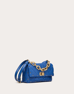Borsa Valentino Garavani Rockstud Spike In Nappa Patchwork 