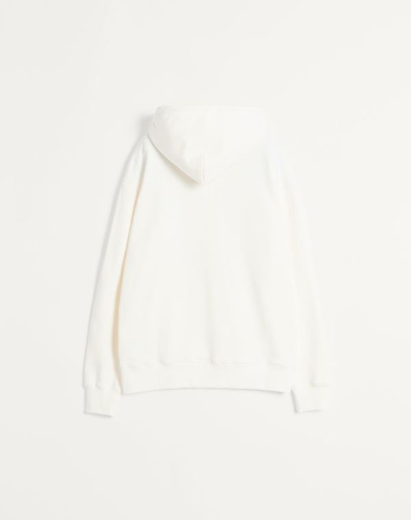 Felpa In Cotone Con Cappuccio E Stampa Chez Valentino