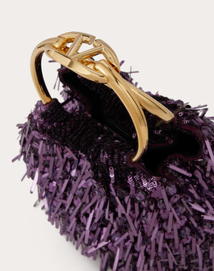 Borsa Piccola A Secchiello Carry Secrets Ricamata