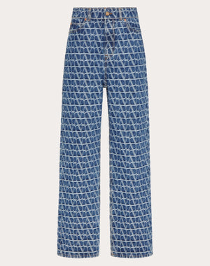Pantaloni In Denim Toile Iconographe 