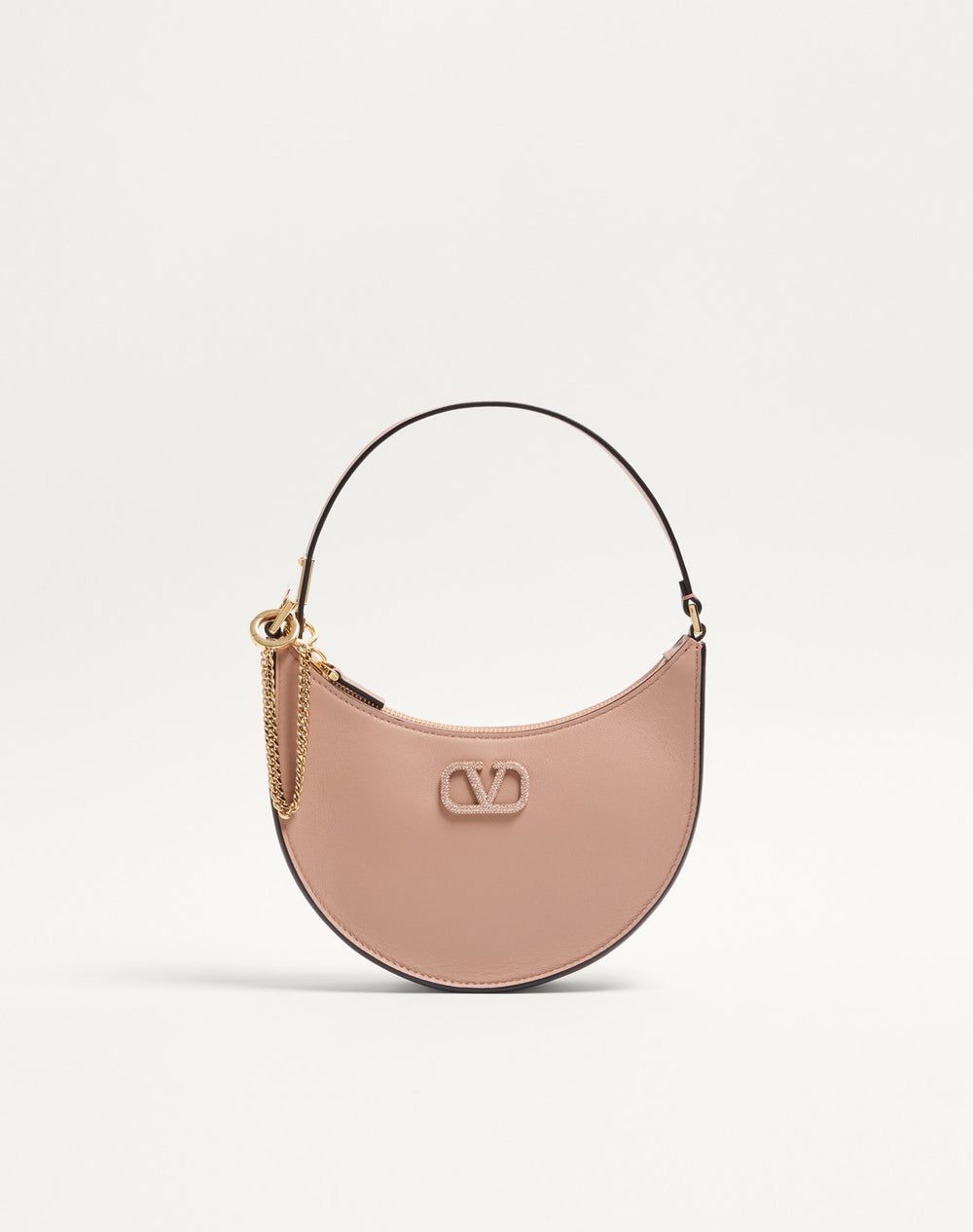 Mini Hobo Vlogo Signature In Vitello Con Logo Gioiello