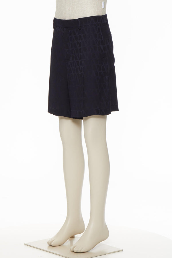 Bermuda In Seta Con Motivo Toile Iconographe All Over