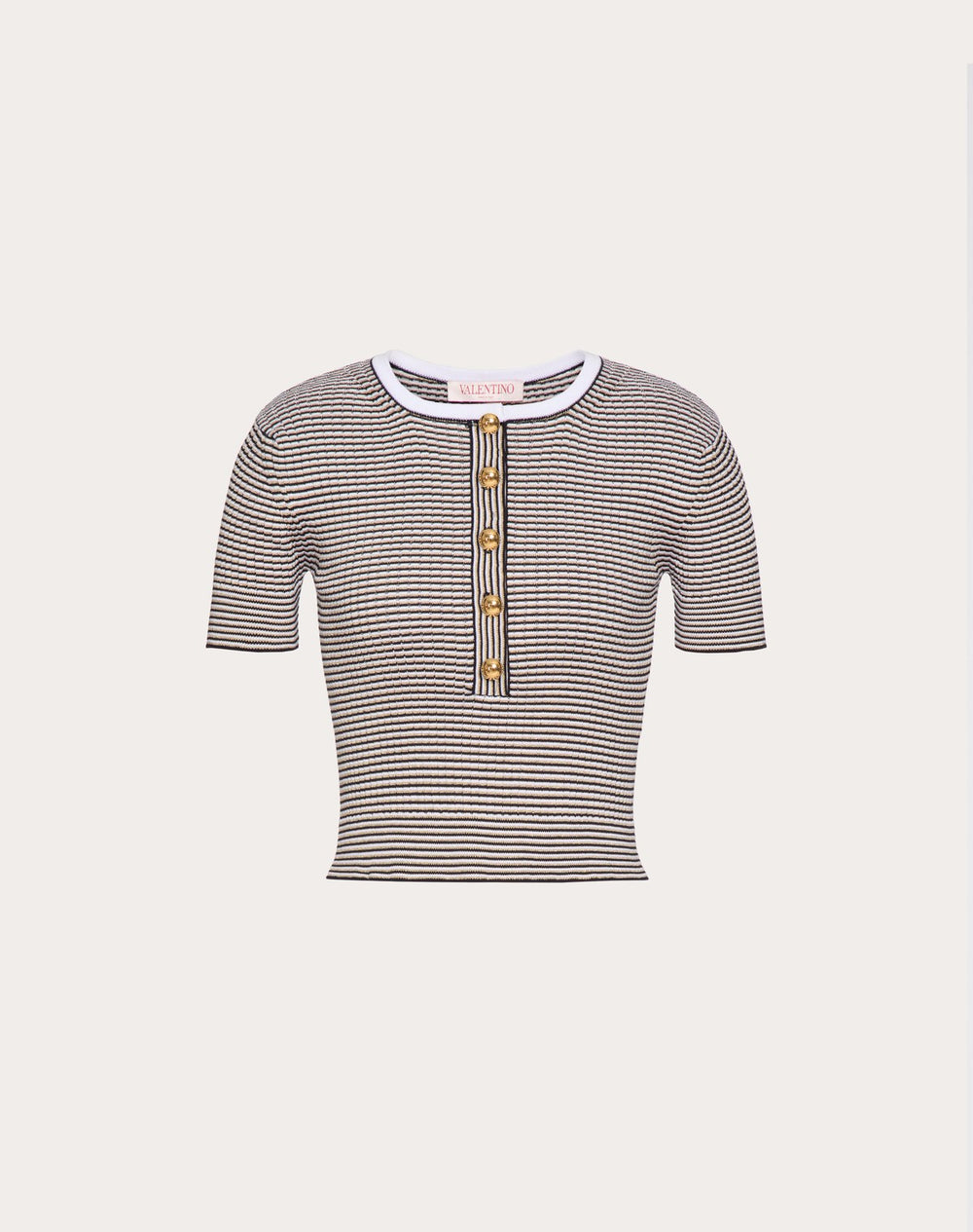 Maglia In Cotone E Lurex 