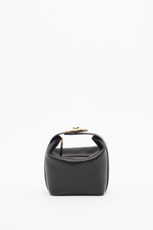 MINI BORSA A MANO VLOGO THE BOLD EDITION IN NAPPA