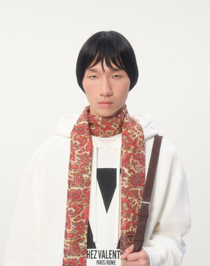 Felpa In Cotone Con Cappuccio E Stampa Chez Valentino