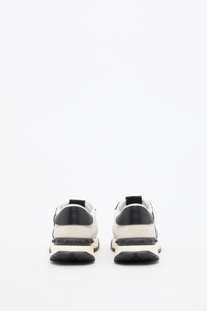 SNEAKER NETRUNNER IN TESSUTO E PELLE SCAMOSCIATA