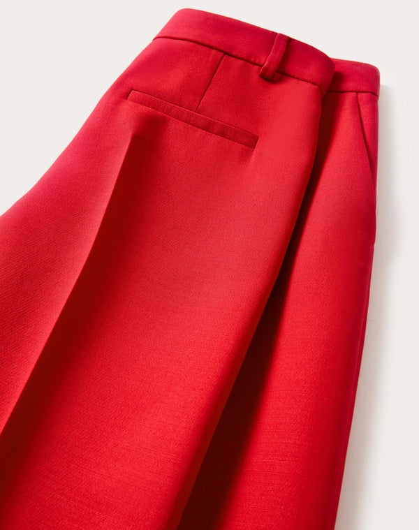 Pantaloni In Crepe Couture 