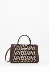 Borsa Media A Mano Vlogo Signature Toile Iconographe