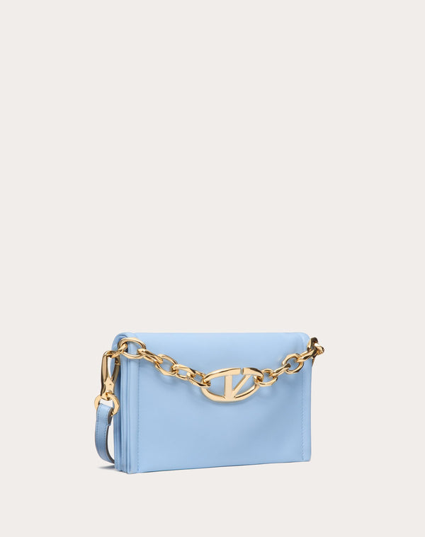 Clutch Vlogo Chain In Nappa Con Catena