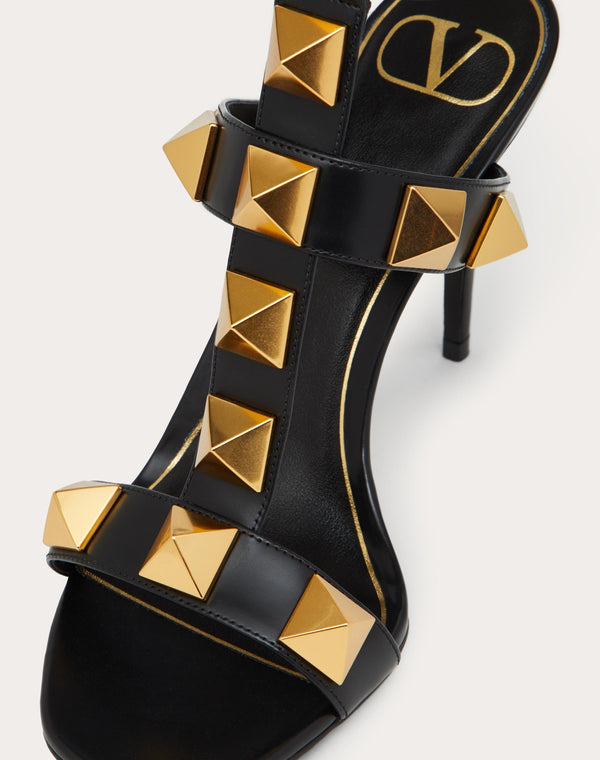 Sandalo Roman Stud In Vitello 100Mm