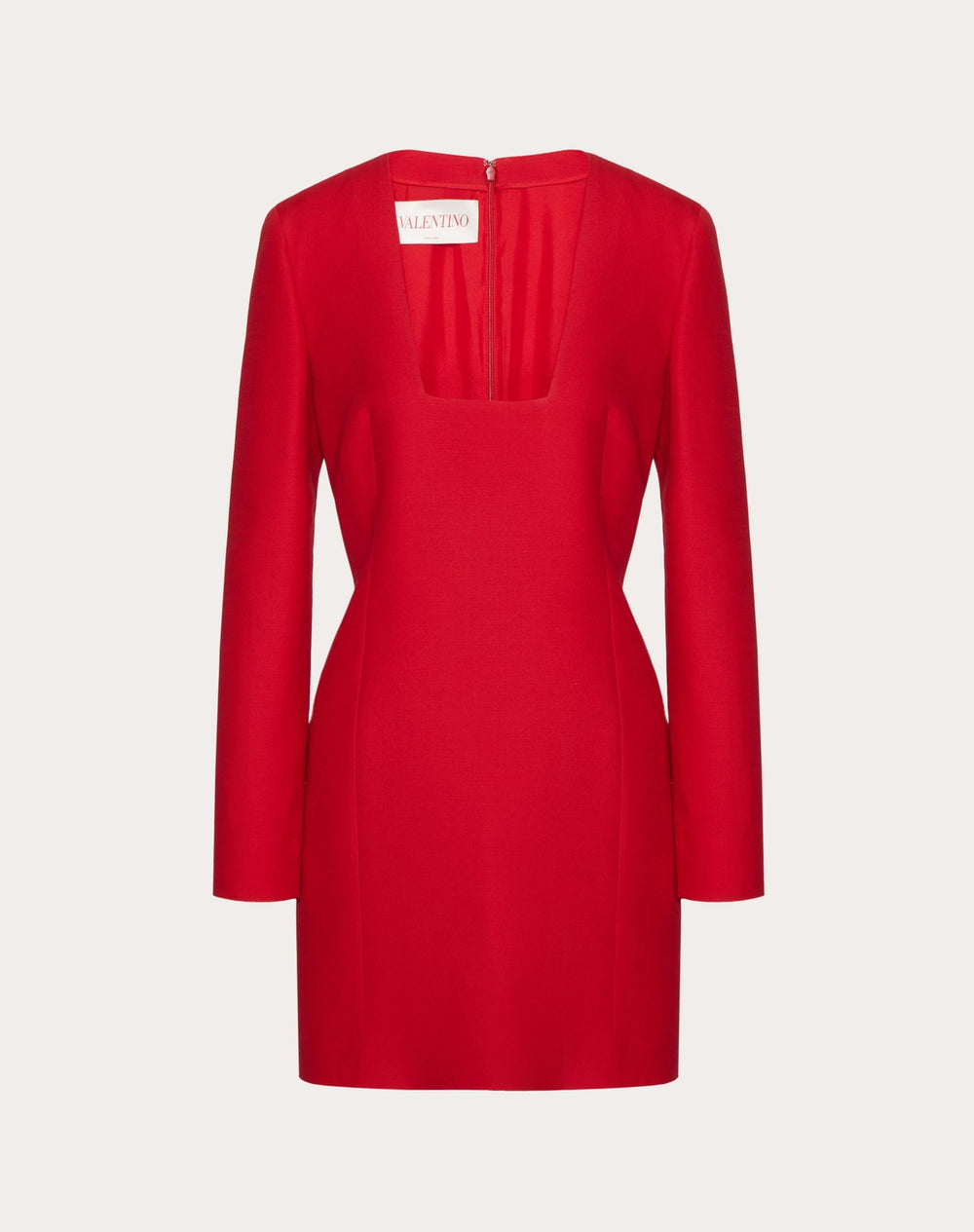 Abito Corto In Crepe Couture 