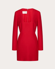 Abito Corto In Crepe Couture