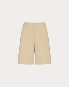 Bermuda In Diagonal Cotton Linen