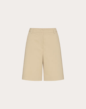 Bermuda In Diagonal Cotton Linen 