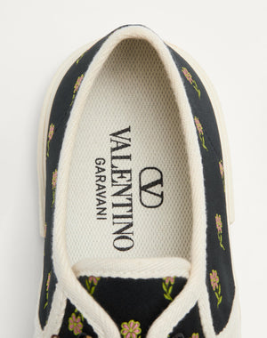 Sneaker Bay By Bay In Tessuto Papier Floral