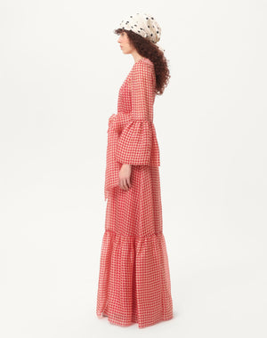 Abito Da Sera In Organza Vichy Opticool 