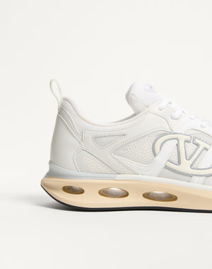 Sneaker Low Top Vlogo Easyjog In Vitello E Tessuto