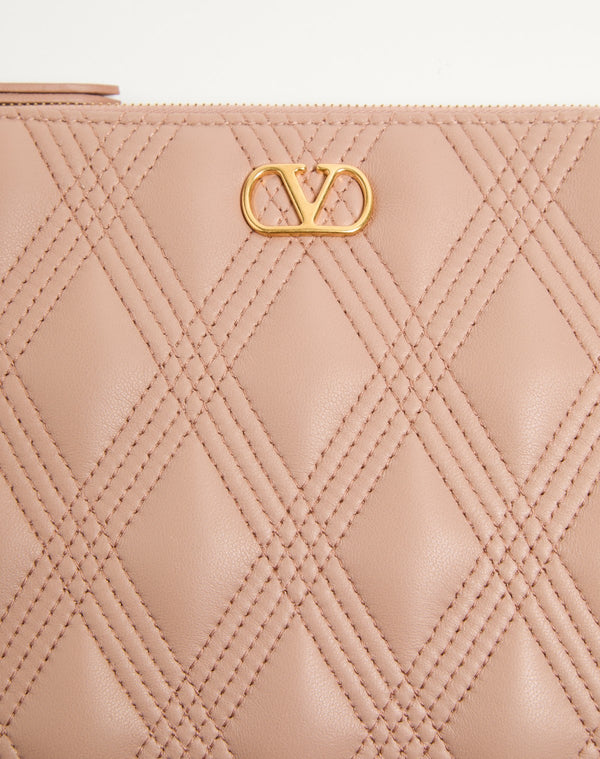 Pochette Valentino Garavani Quiltie 67 In Nappa Trapuntata
