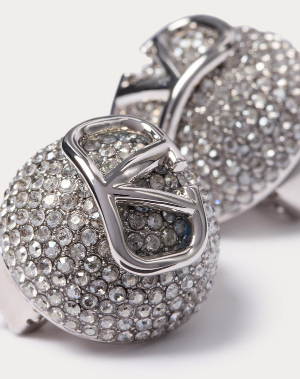 Orecchini Vlogo Signature In Metallo E Cristalli Swarovski®