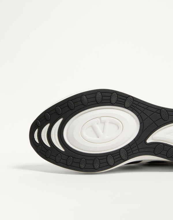 Sneaker Low Top Vlogo Easyjog In Vitello E Tessuto