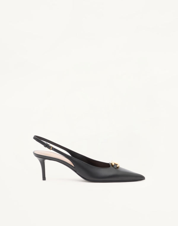 DÉCOLLETÉ SLINGBACK VLOGO THE BOLD EDITION IN VITELLO 60MM