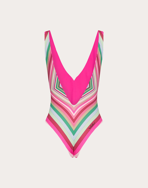 Costume Intero In Lycra Valentino Rhombus 75 