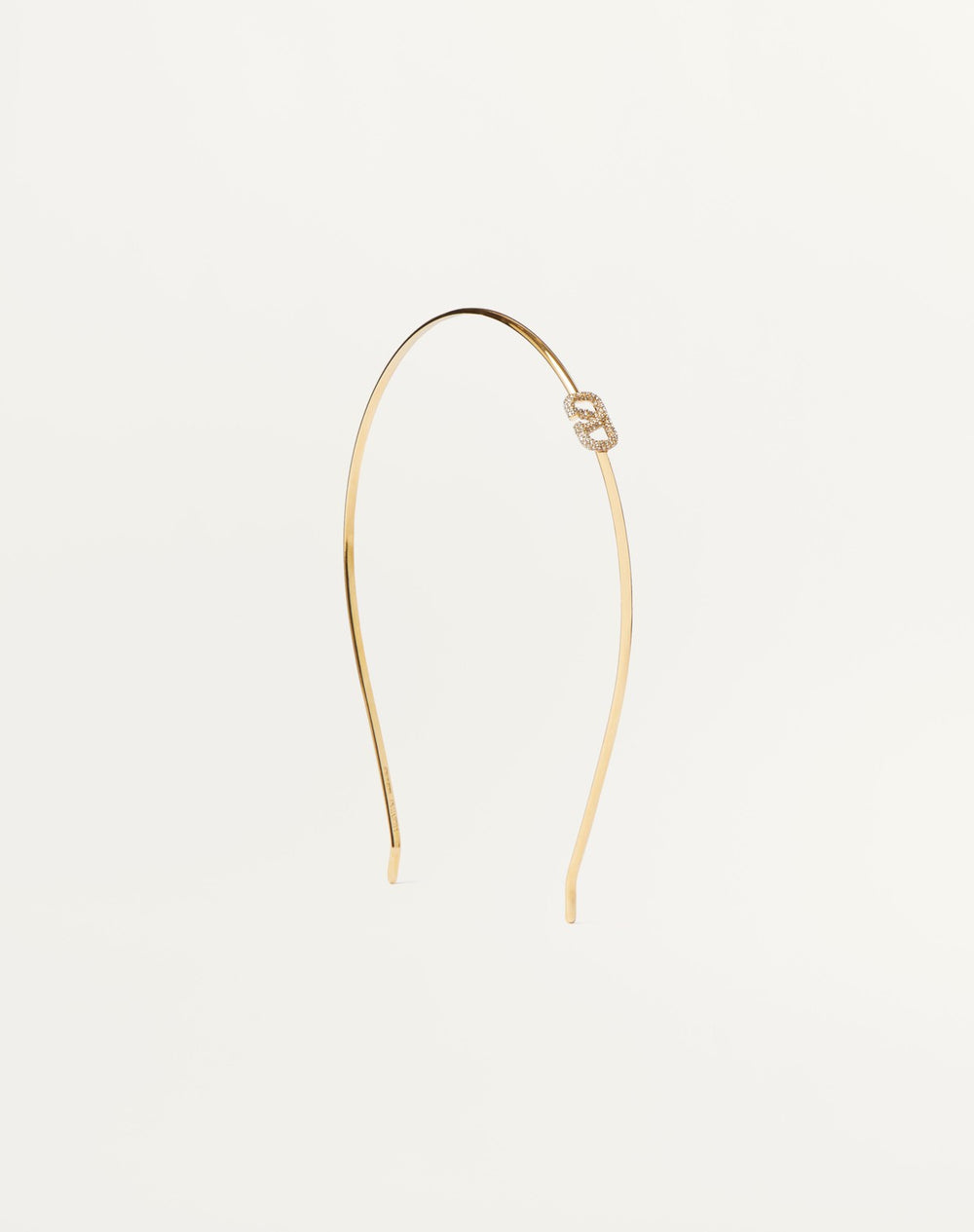 Cerchietto Vlogo Signature In Metallo E Cristalli Swarovski®