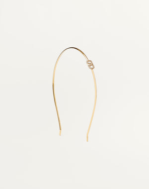 Cerchietto Vlogo Signature In Metallo E Cristalli Swarovski®