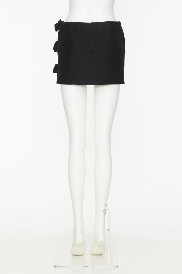 Minigonna In Crepe Couture 