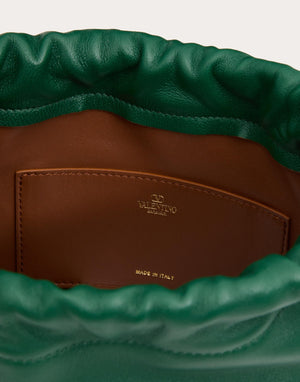 Mini Borsa A Sacchetto Vlogo Pouf In Nappa