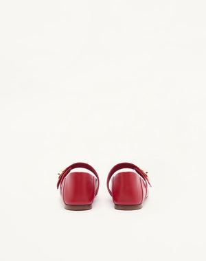 Ballerina Mary-Jane Vlogo Locker In Vitello