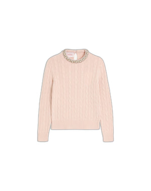 Maglia in Lana ricamata