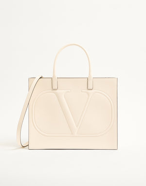 BORSA SHOPPING VLOGO WALK IN VITELLO