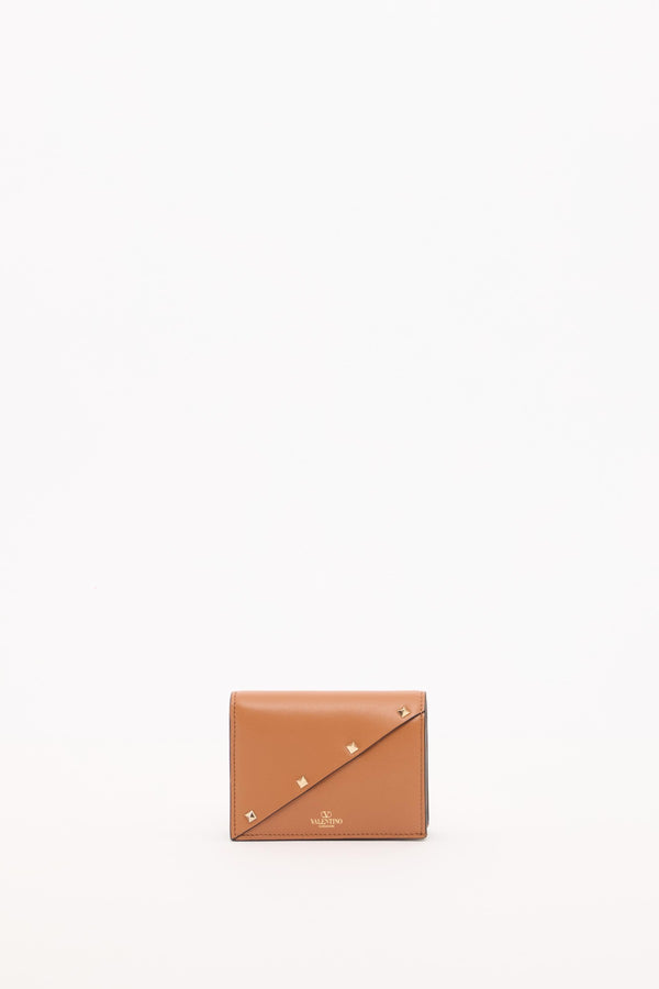 PORTAFOGLIO PICCOLO VALENTINO GARAVANI ROCKSTUD WISPY IN VITELLO