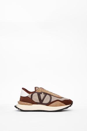 SNEAKER NETRUNNER IN TESSUTO E PELLE SCAMOSCIATA