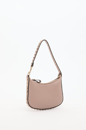 MINI HOBO ROCKSTUD IN VITELLO GRANATO