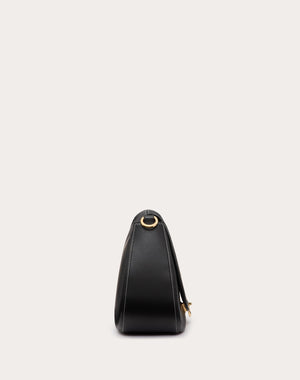 Borsa A Spalla Media Valentino Garavani Ohval In Vitello Nappato