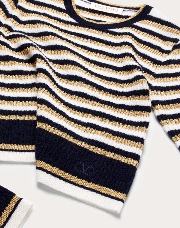 Maglia In Lana E Lurex 