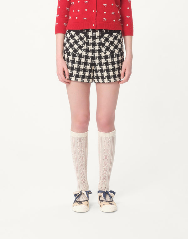 Shorts In Damier Light Tweed 