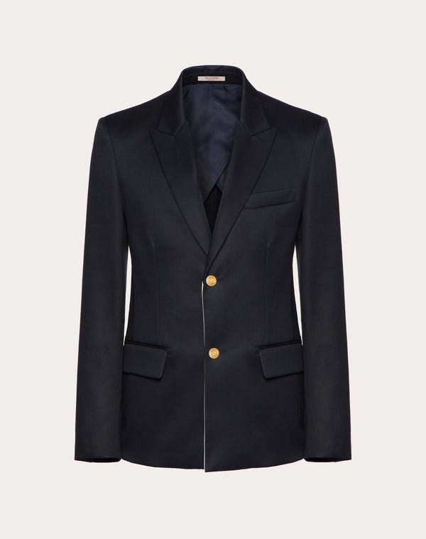 Giacca Monopetto In Cotone