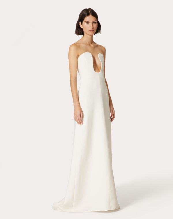 Abito Da Sera In Crepe Couture