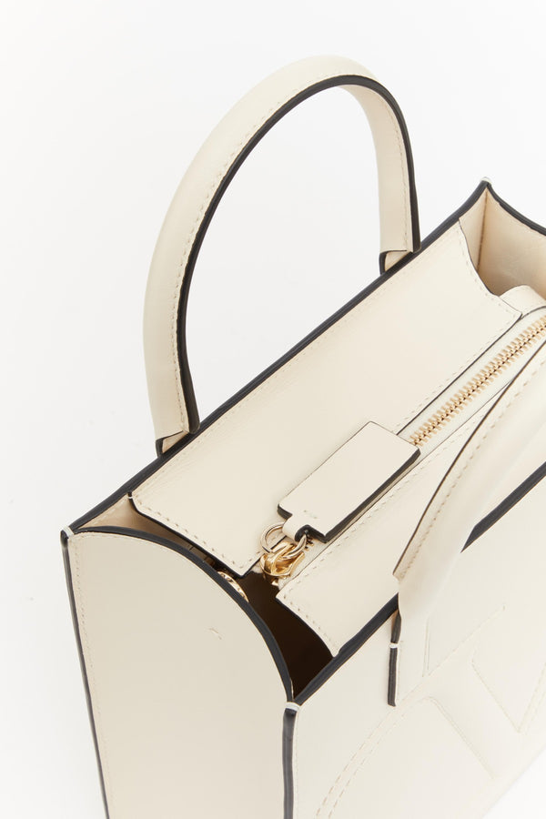 BORSA SHOPPING PICCOLA VLOGO WALK IN VITELLO 