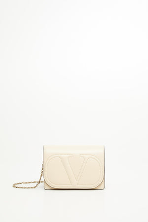 POUCH CON CATENA VLOGO WALK IN VITELLO