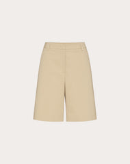 Bermuda In Diagonal Cotton Linen