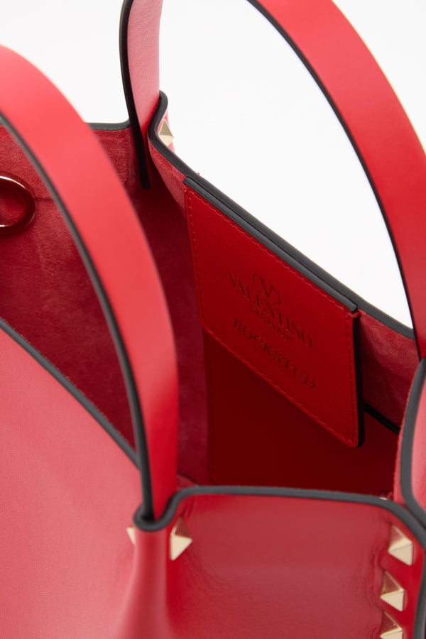 BORSA SHOPPING PICCOLA ROCKSTUD IN VITELLO