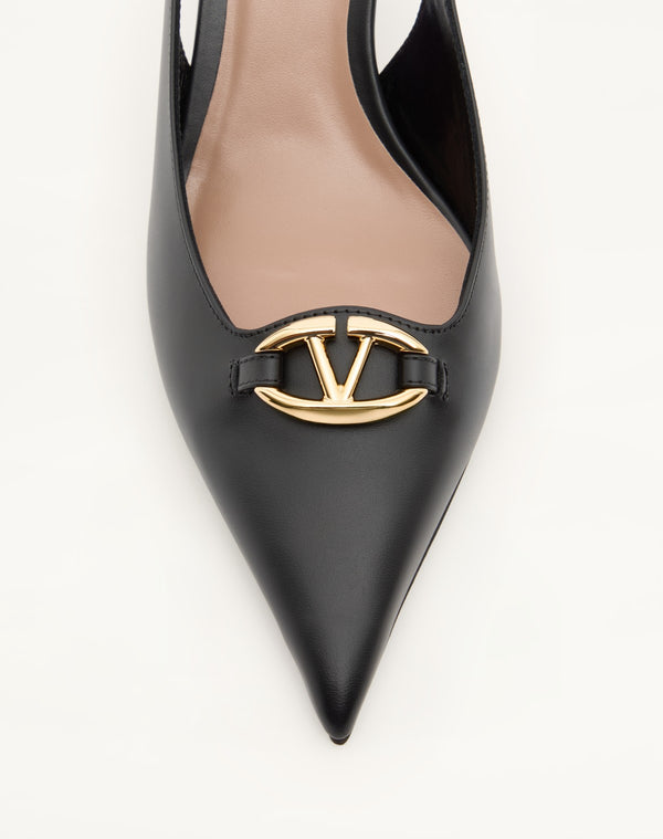 DÉCOLLETÉ SLINGBACK VLOGO THE BOLD EDITION IN VITELLO 60MM